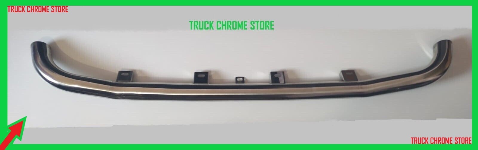 FOR ALL TRUCKS MIDDLE OF GRILL FRONT BAR CHROME Stailess Stell 1 Piece.