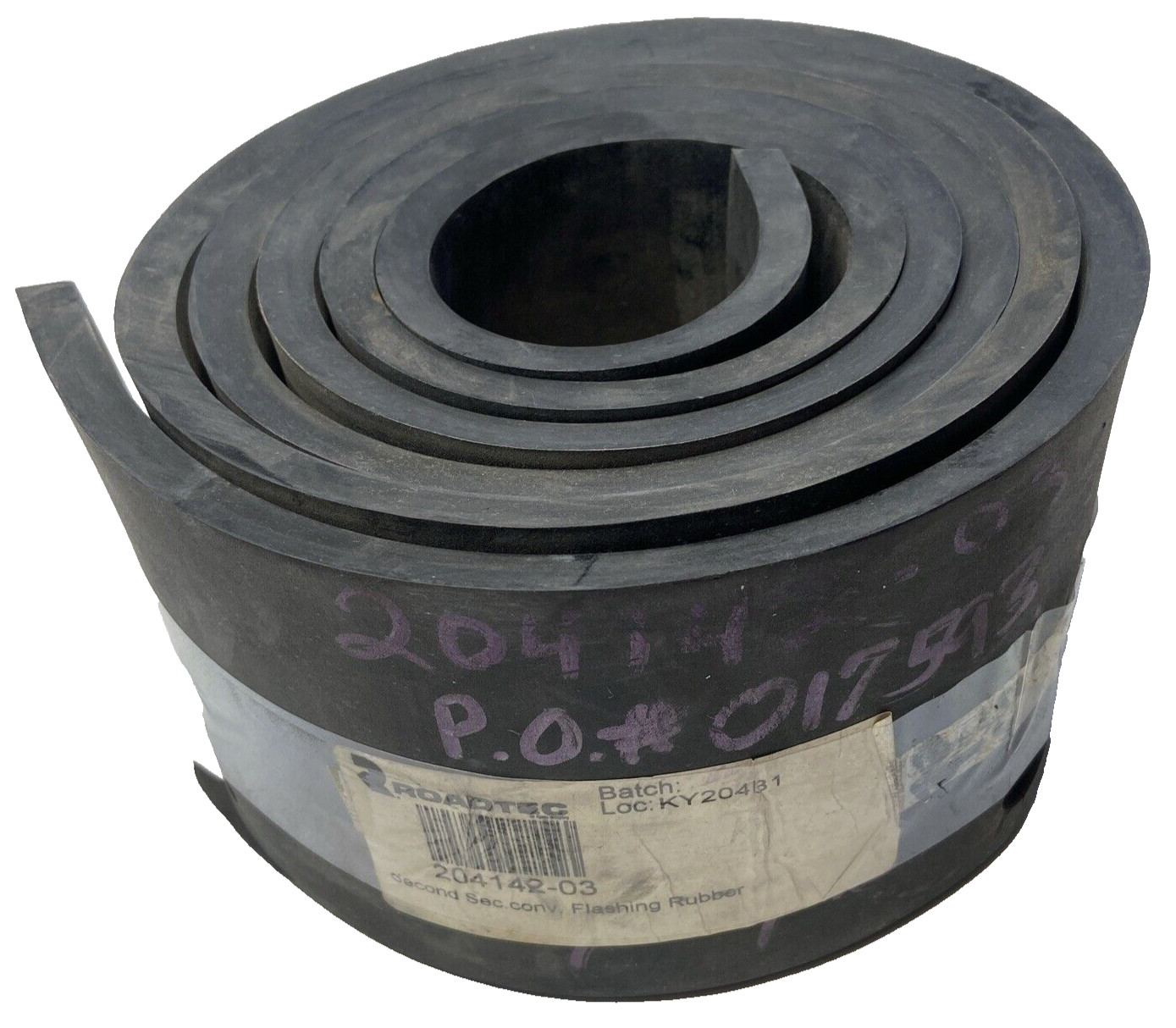 Roadtec 204142-03 Original Head Pully Flashing Rubber Slight Cracking in Rubber
