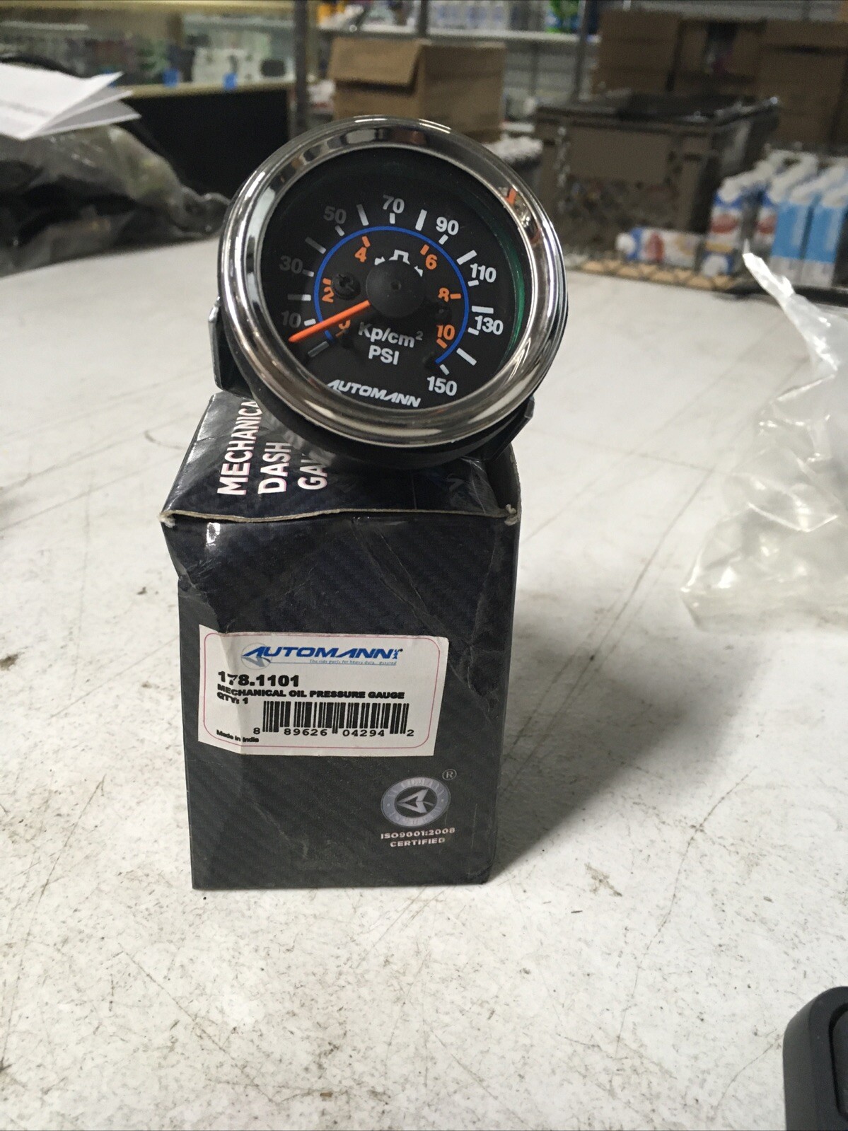 Automann 178.1101 Mechanical Oil Pressure Gauge universal oil pressure gauge