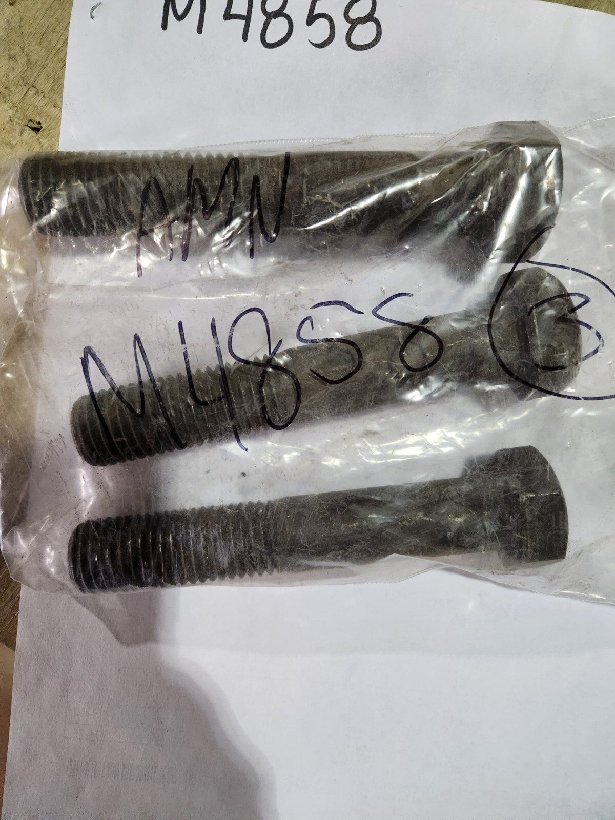 Qty 3***** Automann M4858 Insulator Bolt 7/8”-9 X 5 inches / Mack