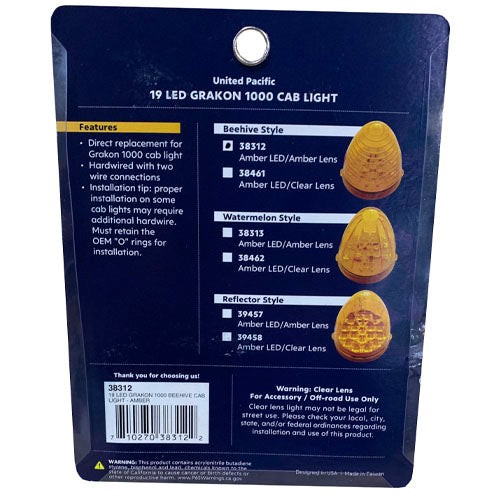 United Pacific LED Grakon Cab Light | 38312
