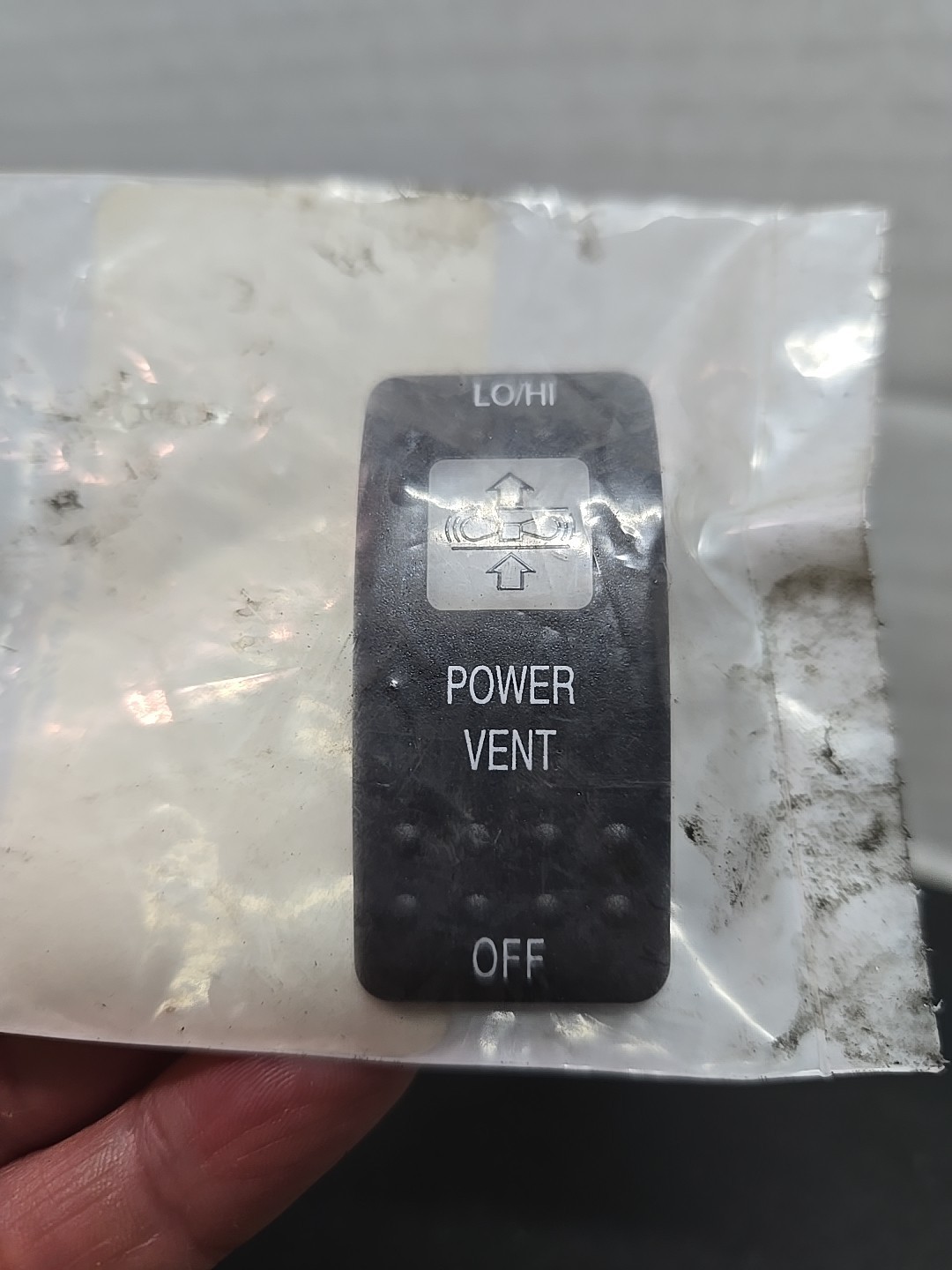 NOS International 446553035 Actuator, Switch Rocker “Power Vent “