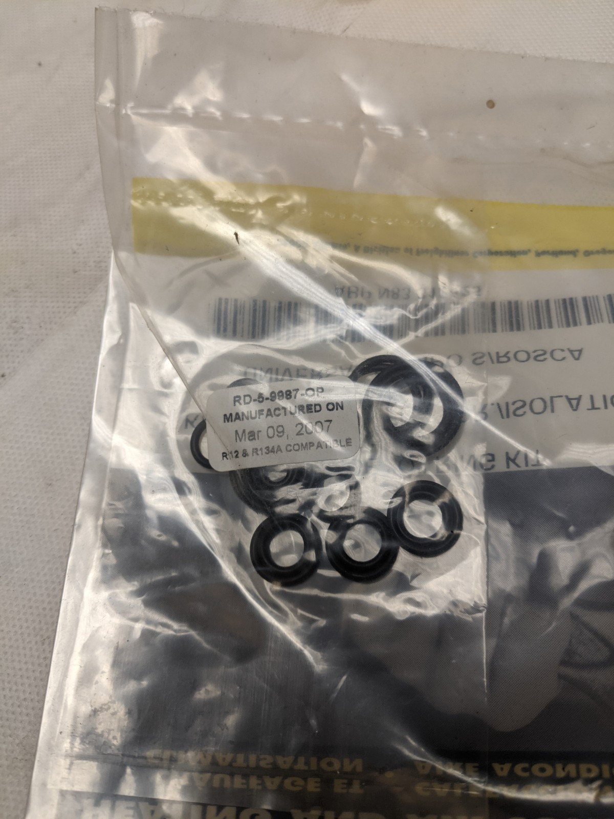 Alliance ABPN83312125 Service O-Ring Kit; ABP-N83-312125 (QTY. 6)