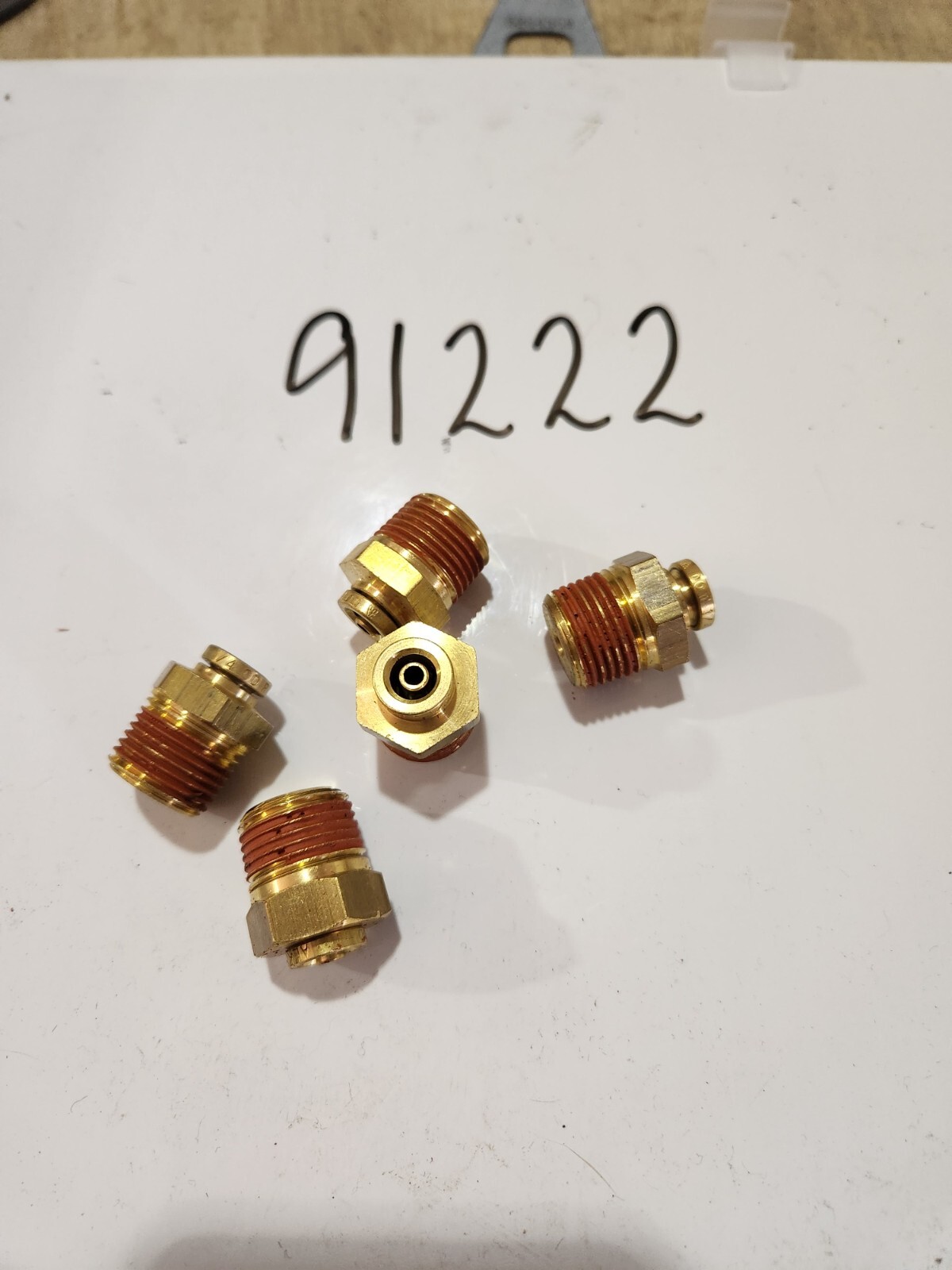 QTY 5*** Imperial 91222 Push to Connect Air Brake Connector 1/4” x 3/8”