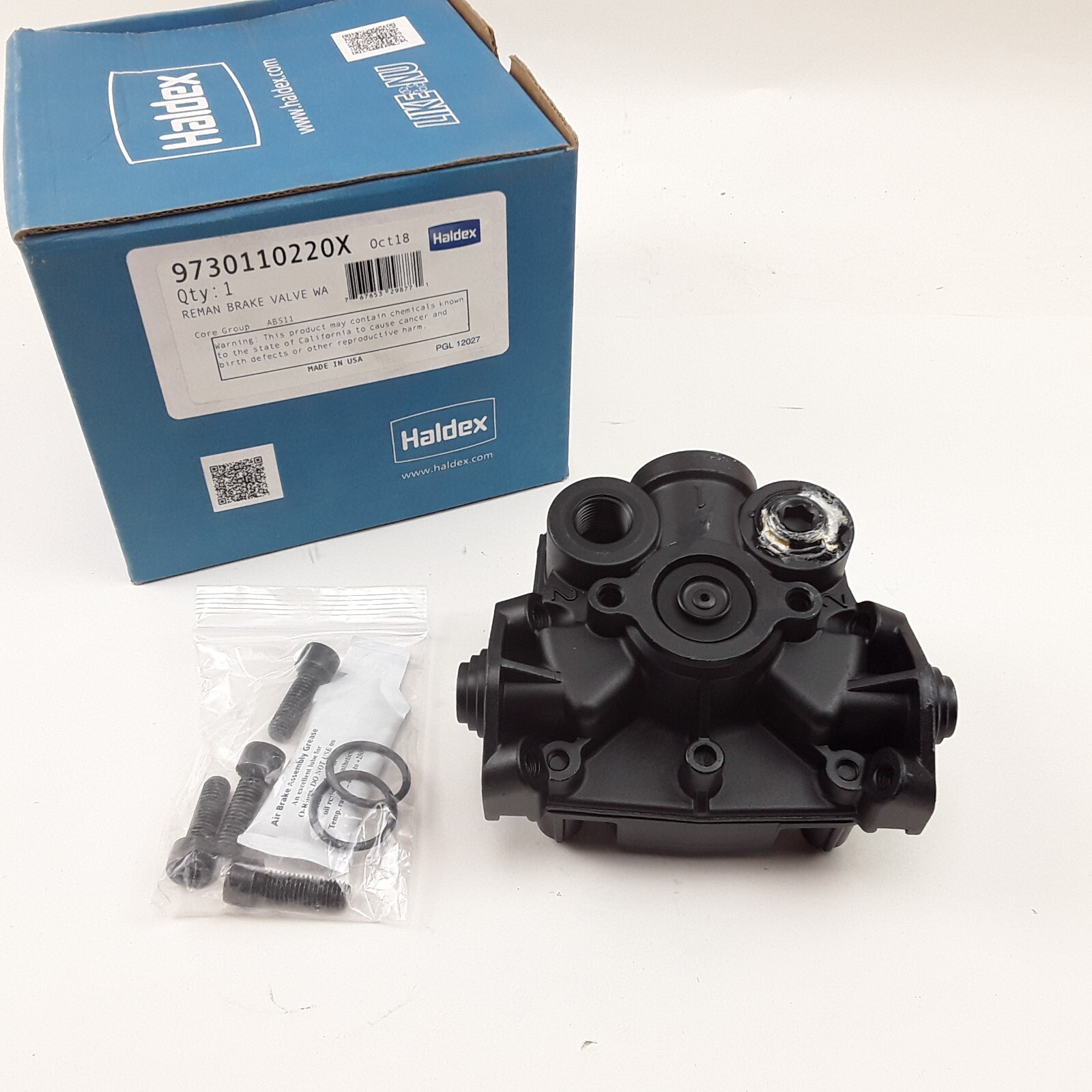 Haldex 9730110220X AntiLock Brake System ABS Relay Valve For Heavy Duty Trucks
