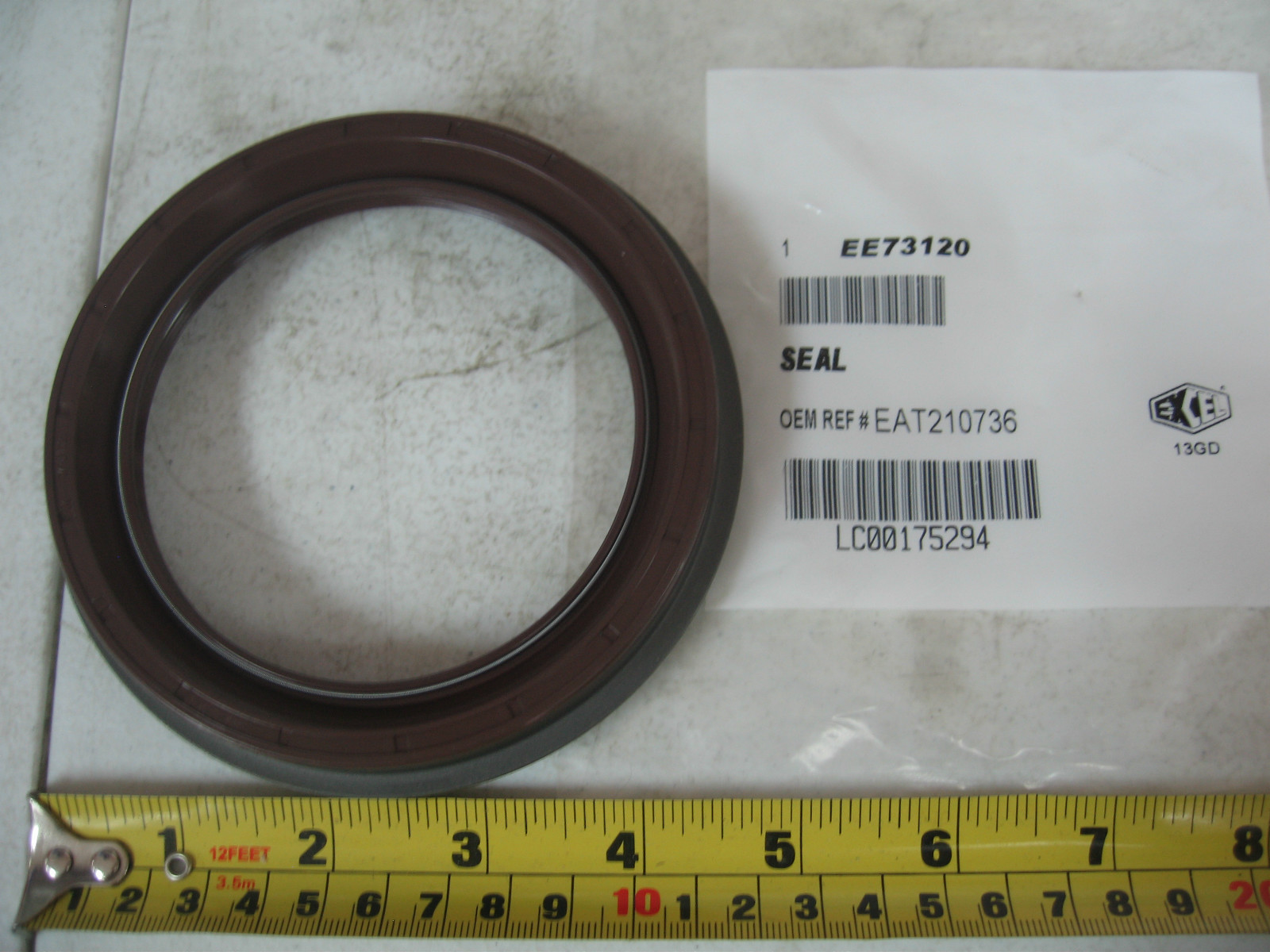 DD/DS 461 521 581 Differential Input Shaft Seal. PAI# EE73120 Ref.# Eaton 210736