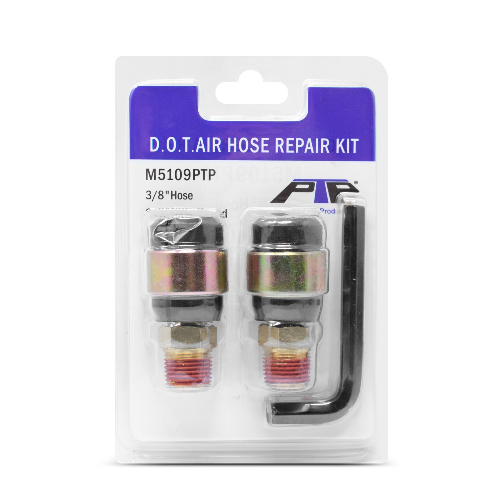 Pro Trucking Products M5109 DOT 3/8″ Air Brake Hose Repair Kit – 3/8″ NPTF