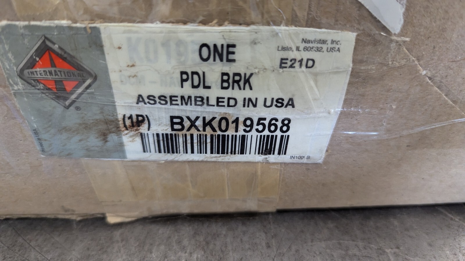K019568 Bendix Air Brake Pedal Assembly BXK019568 4400 7300 Prostar Trucks