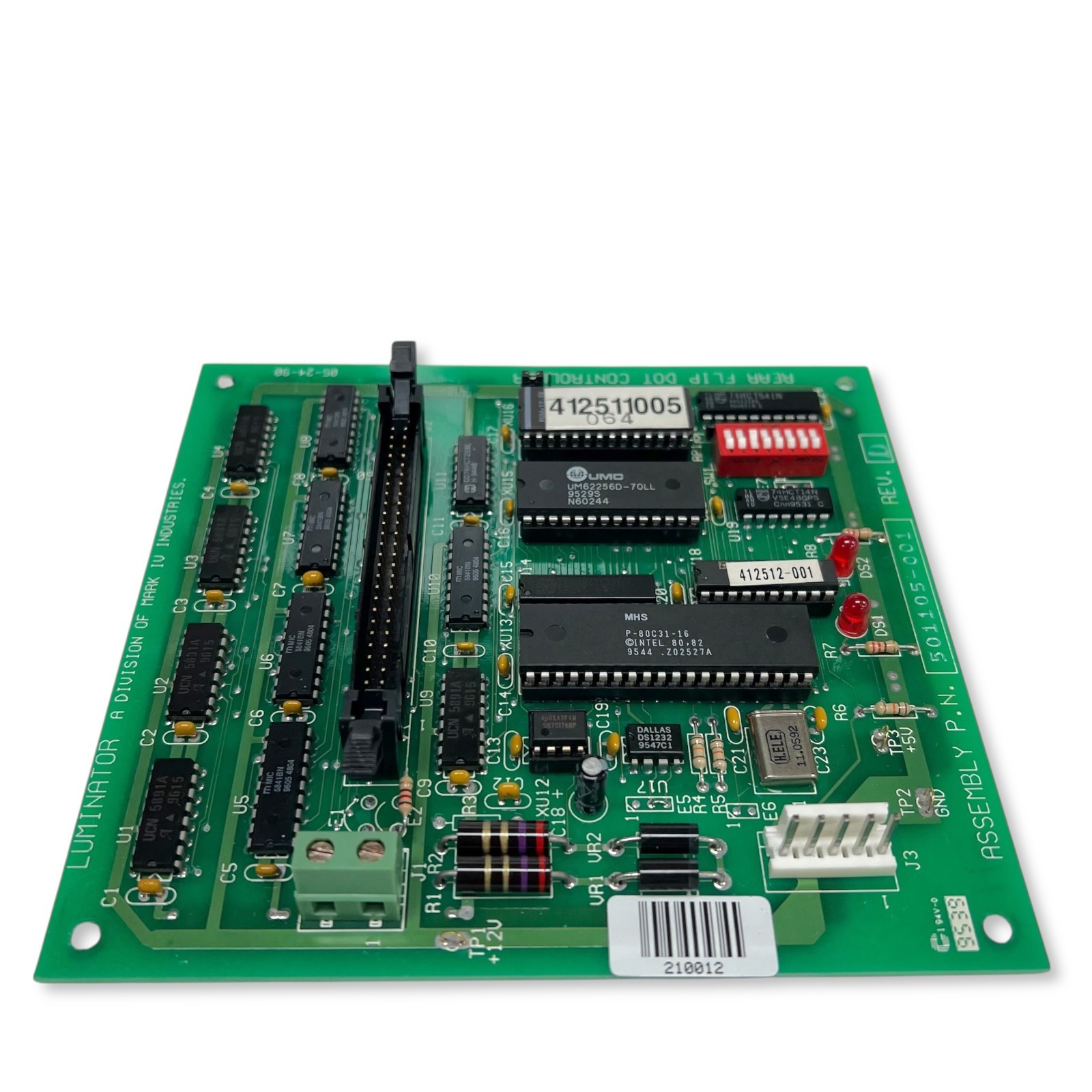 Luminator Mark IV Rear Flip-Dot Controller Board 501105-001 Transit Sign PCB