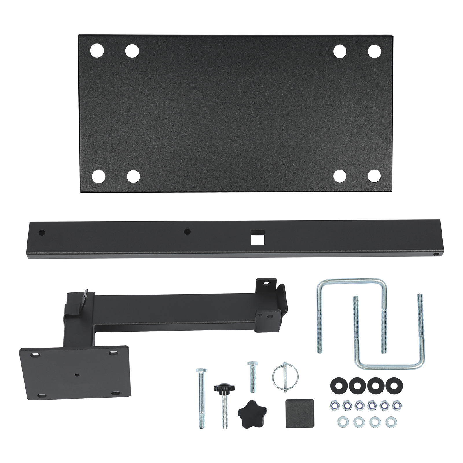 For 4” Bumper Universal Steel Bumper-Mounted RV Griddle Plate For Grilling
