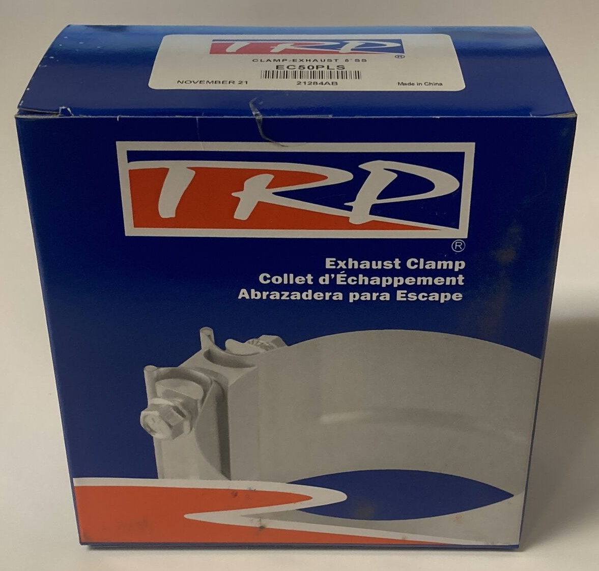 ~BRAND NEW 10-PACK of STAINLESS STEEL PREFORMED 5″ TRUCK EXHAUST CLAMPS~ EC50PLS