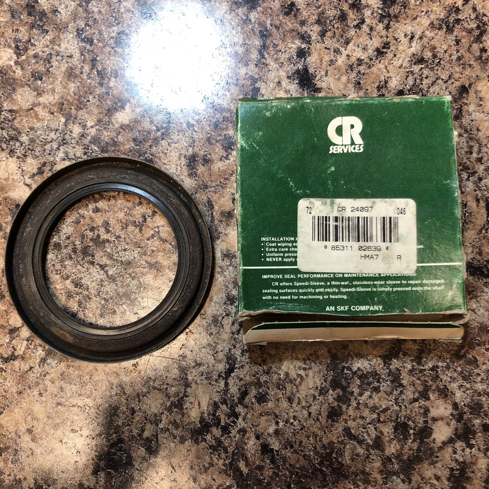 GENUINE CR SKF 24097 Wheel OIL SEAL Made In USA 🇺🇸 SHIPPING SELLER F+S!