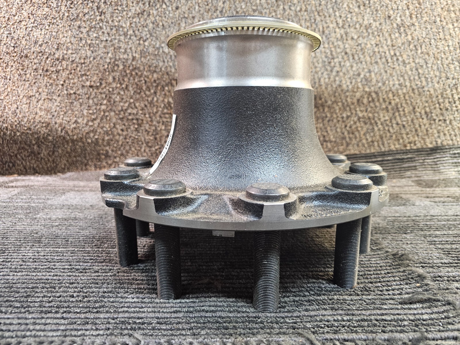 ConMet 10033018 10-Lug Front Steer Wheel Axle Hub w/ 3.46″ Studs, Cast Iron