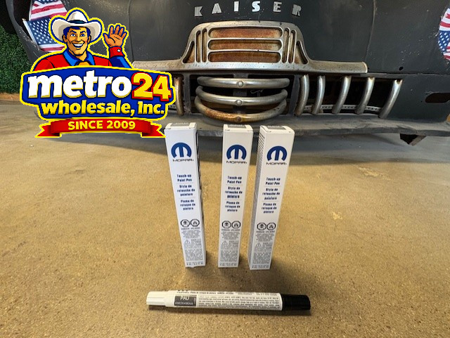(3) 68626496aa New Genuine Mopar Touchup Paint Pen Stick Brush Granite Crystal
