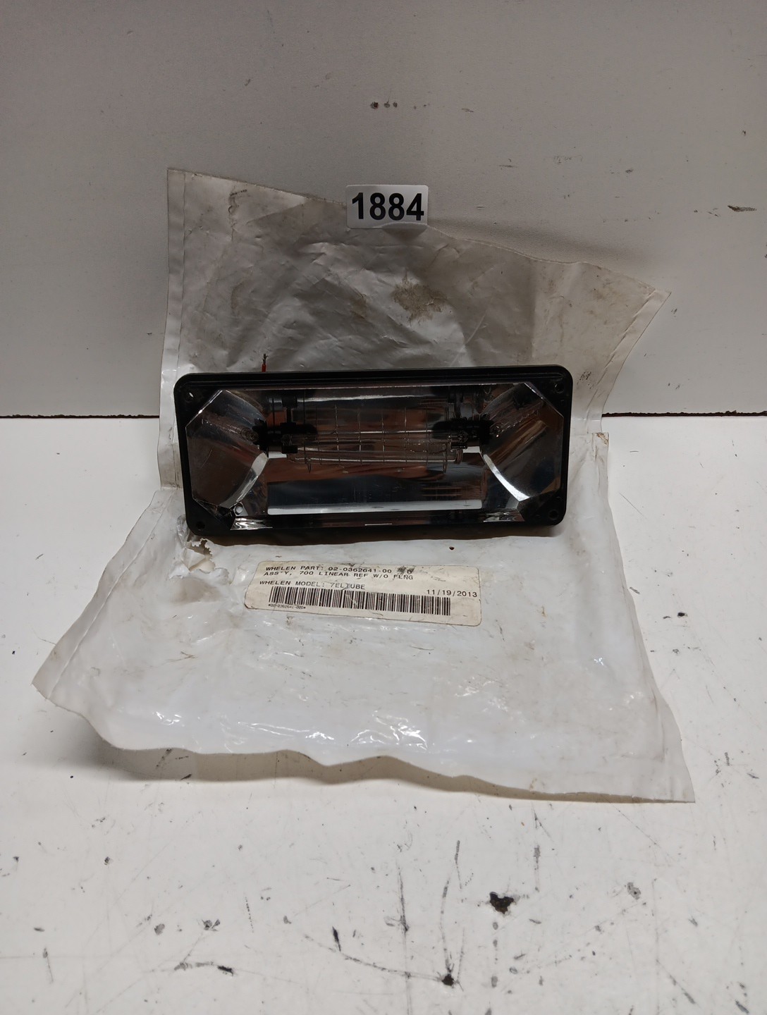 WHELEN : 02-0362641-00D ASS’Y , 700 LINEAR REF W/O FLNG AMP CN, Item # 1884