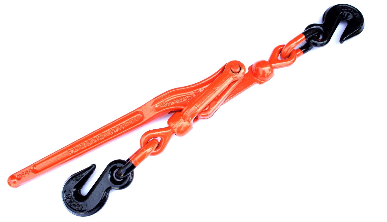 (4) Lever Chain Binders 5/16″ 3/8″ G70 Chain Truck Trailer Tie Down 6,600lb WLL