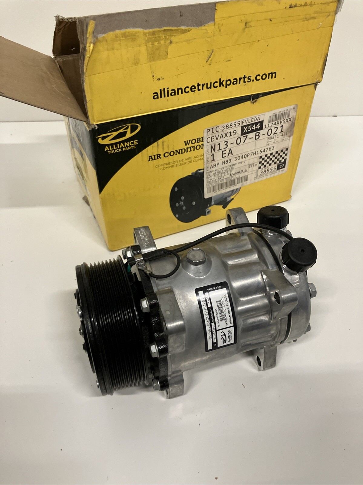 Alliance AC Compressor Air Conditioning N83-304QP7H154763 N83 304 QP7H15 4763