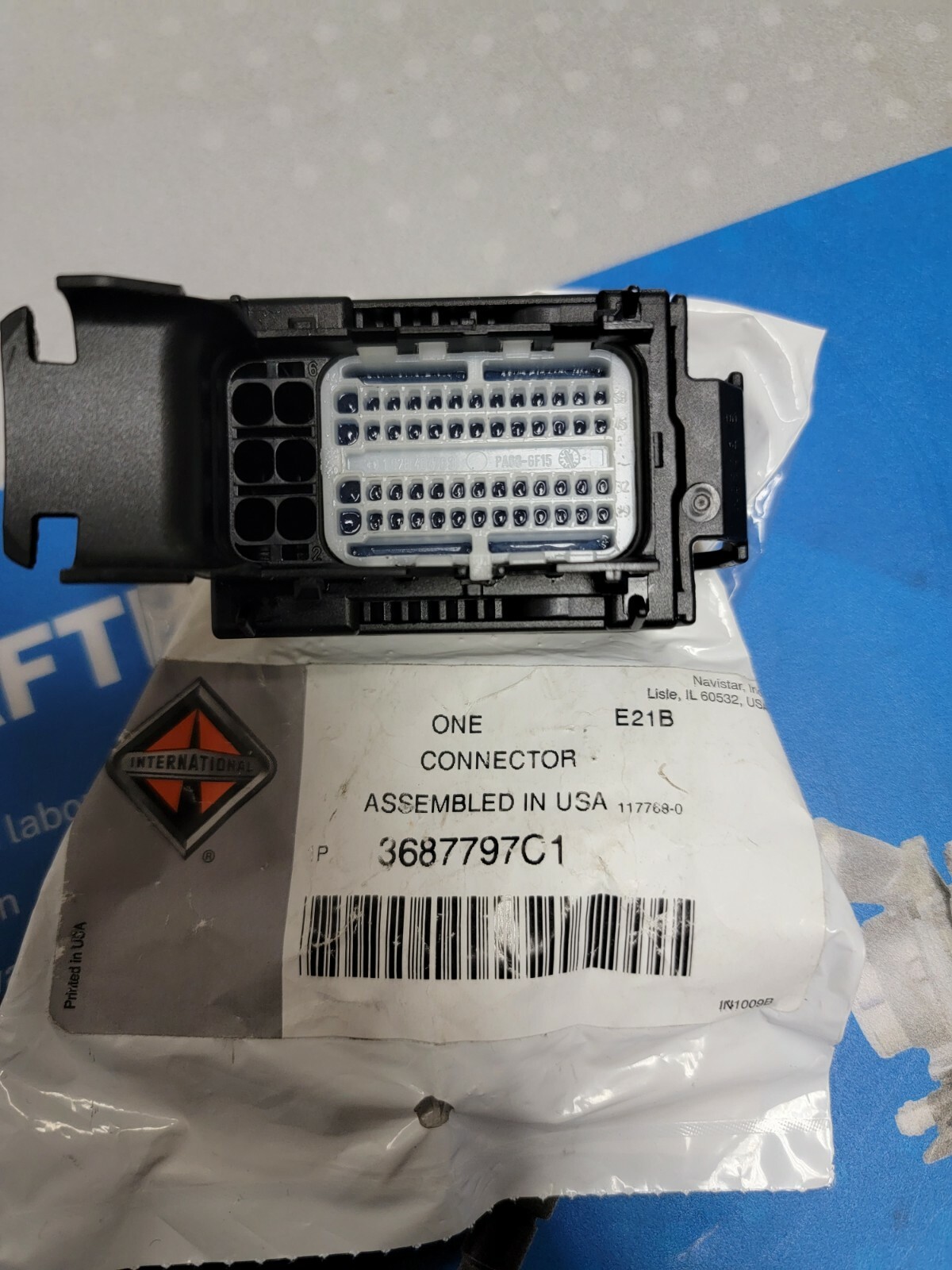 GENUINE INTERNATIONAL 58WAY BOSCH CONNECTOR 3687797C1