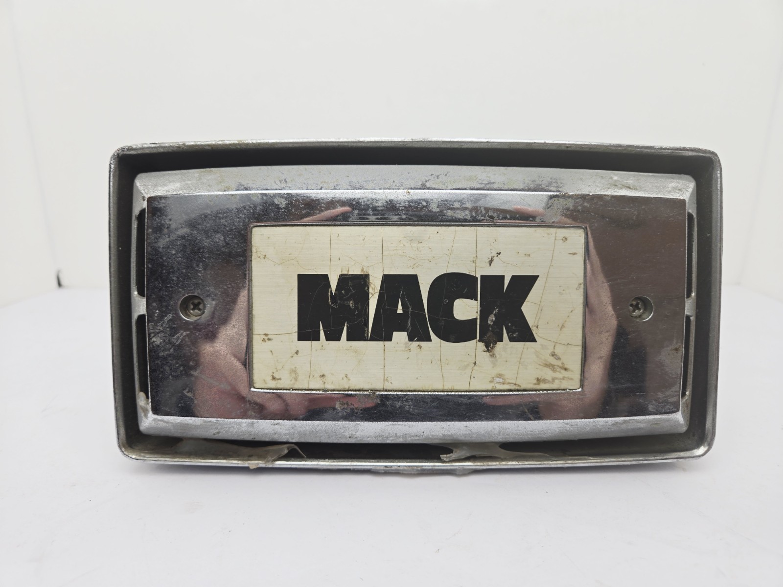 VINTAGE HADLEY MACK TRUCK SEMI CHROME AIR HORN USED OEM, For Parts