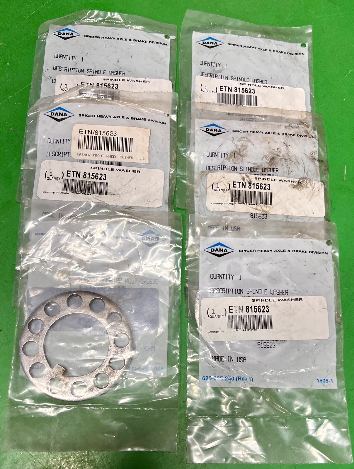 DANA SPICER 815623 SPINDLE WASHER ETN 815623💥LOT OF 6 💥FREE SHIPPING 💥