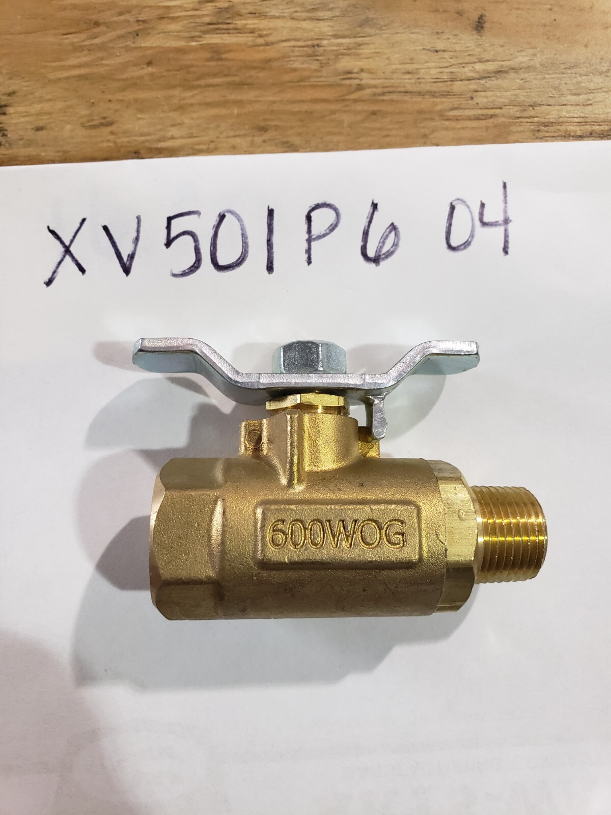 Qty of 2** Parker Hannifin XV501P604 Brass Valve Ball Steel Tee Handle 3/8″ NPT