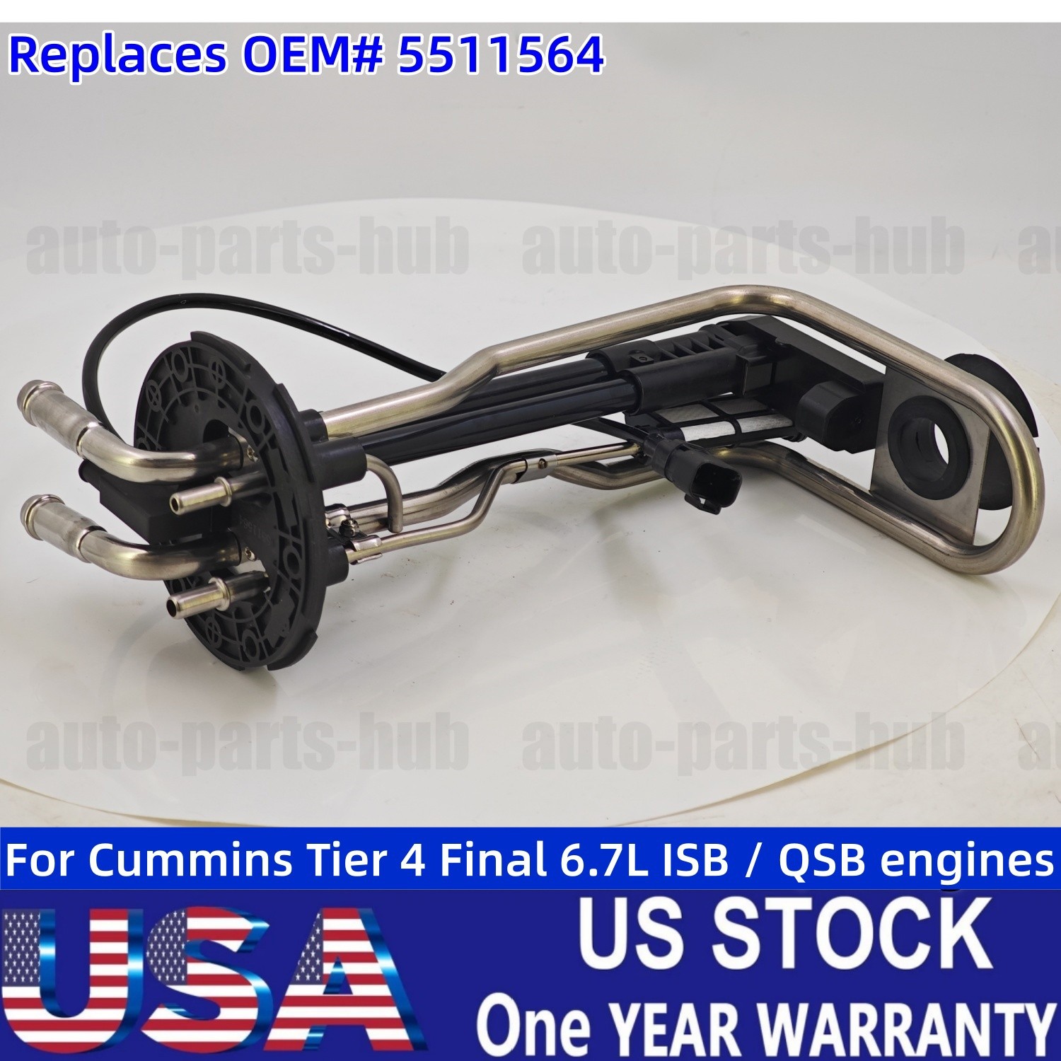 NEW DEF Header Sensor 5511564RX For Cummins Tier 4 6.7L ISB/QSB Engines 5511564