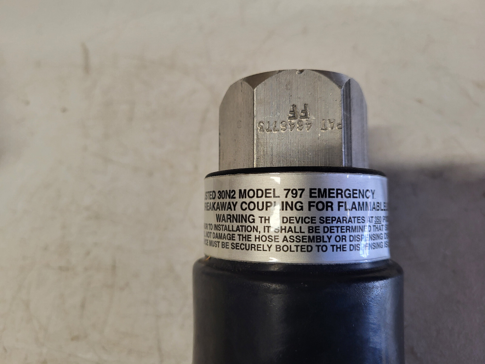 1″ Fuel Pump Emergency Breakaway Coupling EBW 797-225-01 Model 797 PAT 4646773