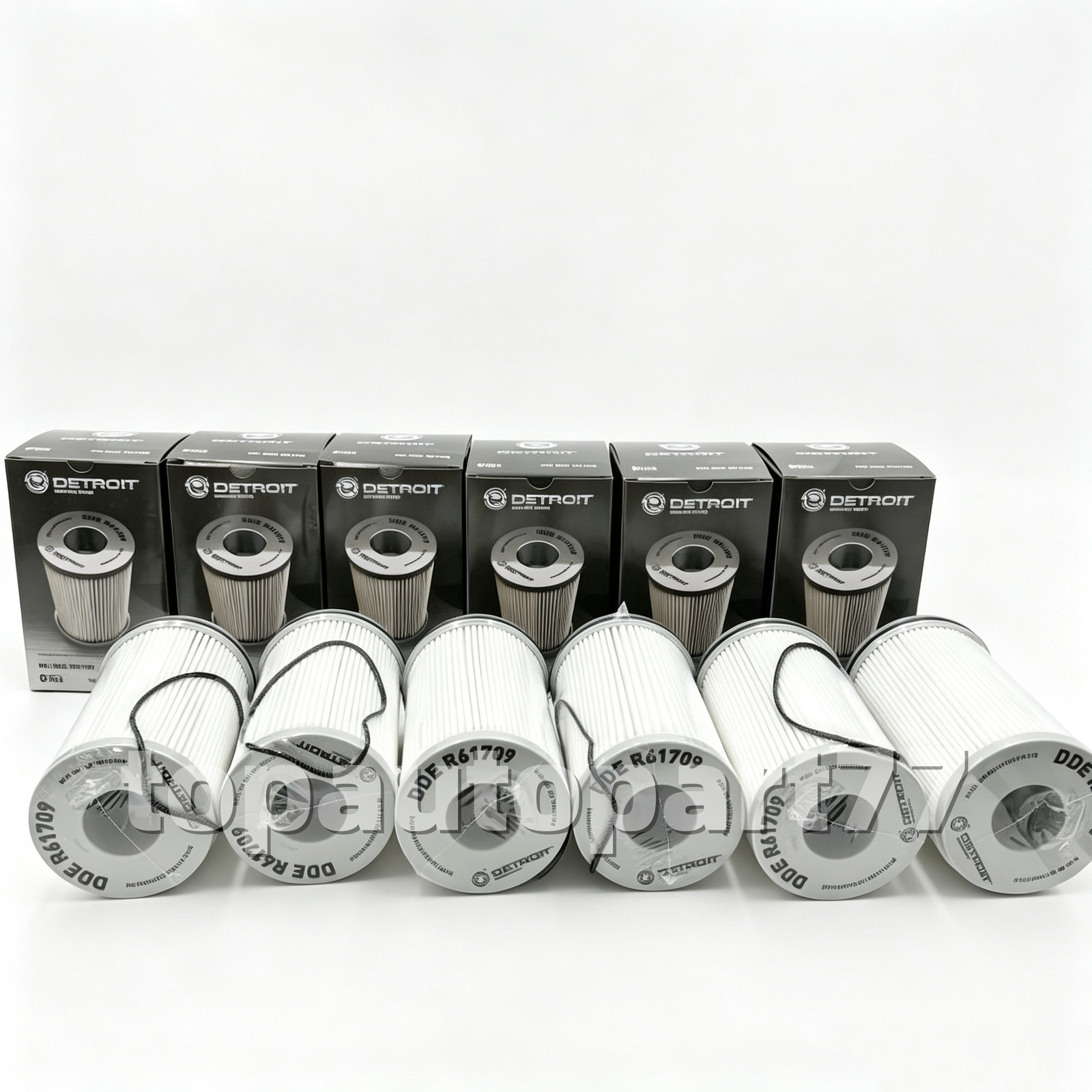 Brand New 6PCS R61709 Detroit DDE-R61709 Fuel Water Separator Filter