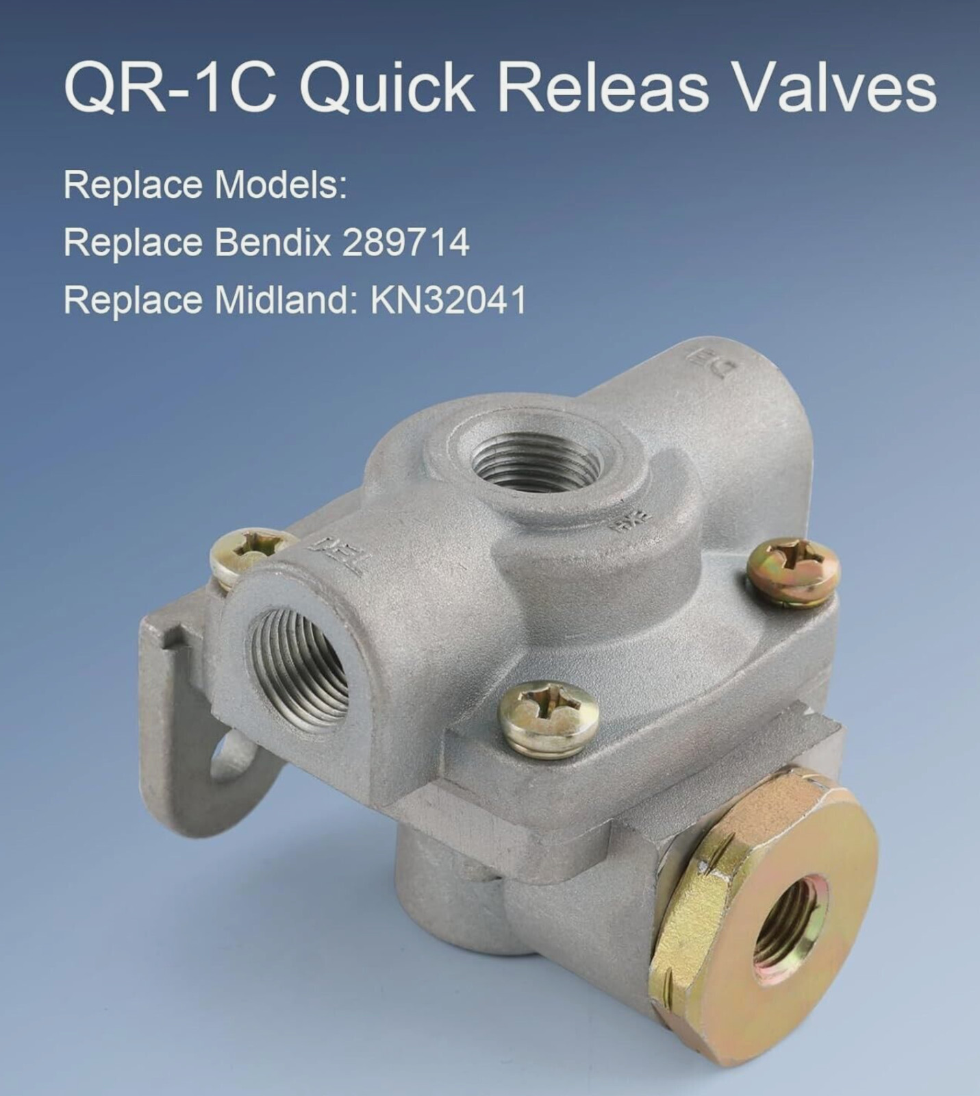 2x QR-1C Quick Release Valve Rep: 289714 KN32041
