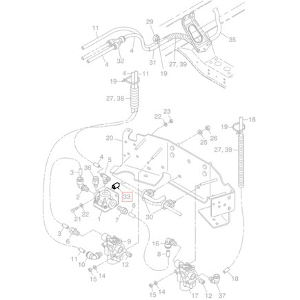 23-12240-038 Axle Seat Spacer for Freightliner