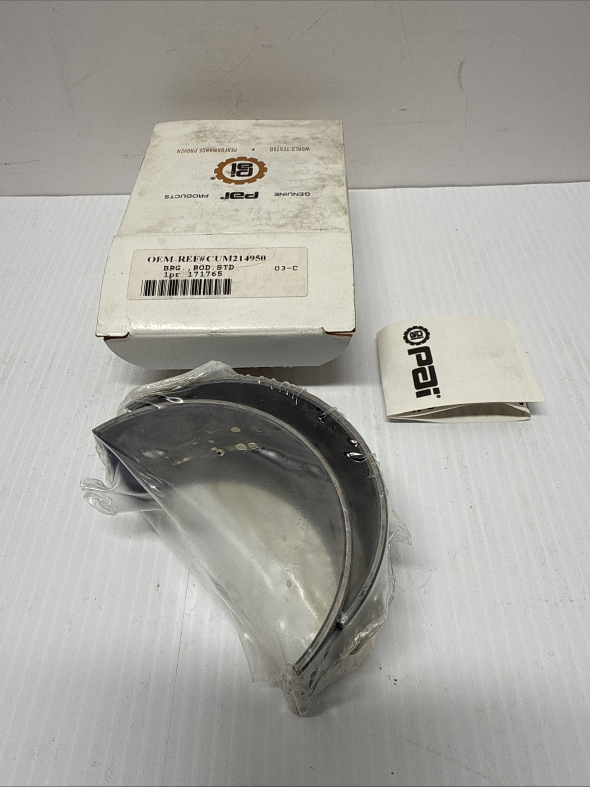 PAI 171765 Connecting Rod Bearing Pair Standard for Cummins Cum 214950