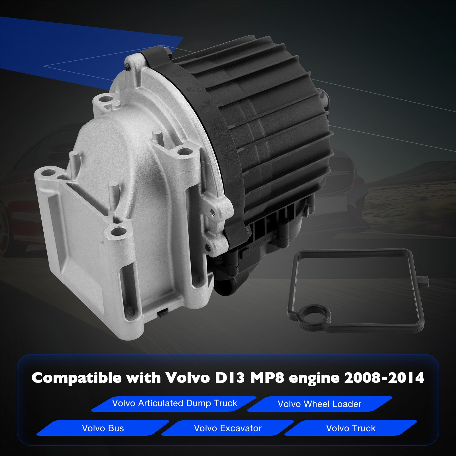 21122541 Oil Crankcase Ventilation Separator For Volvo Mack D13 D16 MP8 Engine