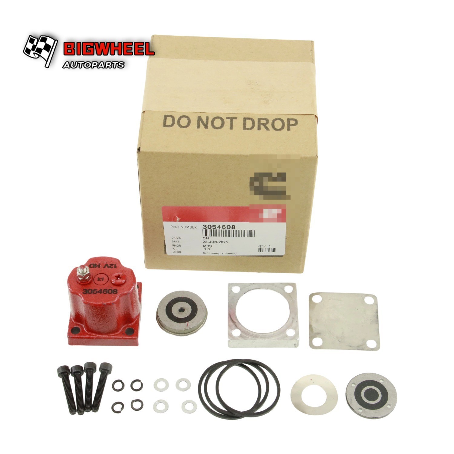 US 180204 209940 3054608 NEW OEM Fuel Shutoff Valve Set for Cummins N14 Solenoid