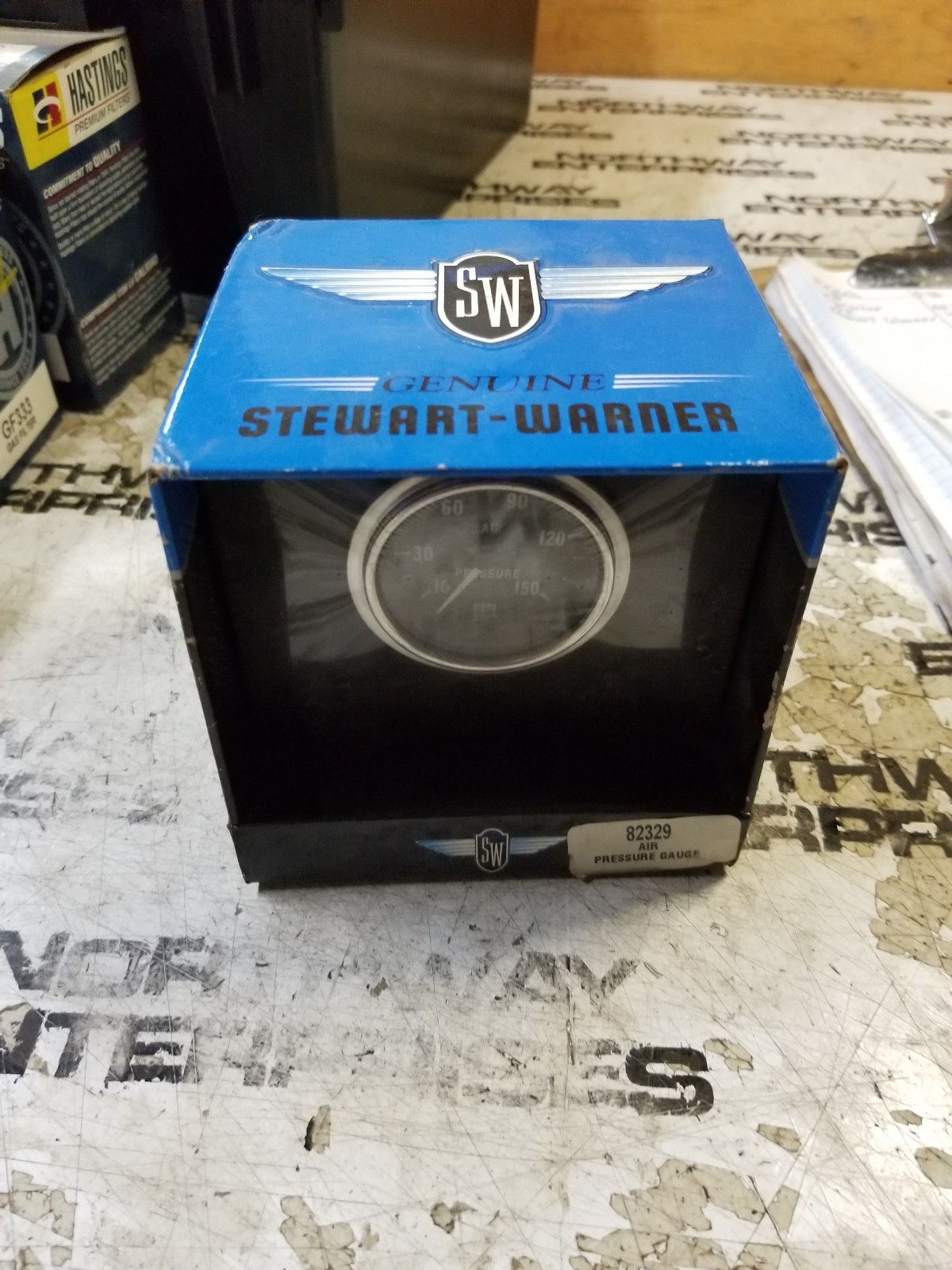 82329 STEWART WARNER AIR PRESSURE GAUGE 0-150