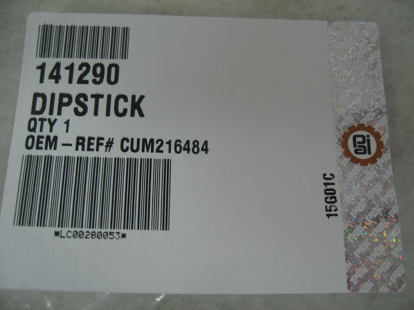 Universal Dipstick for a Cummins N14 855 L10. PAI # 141290 Ref. # 216484 BM76411
