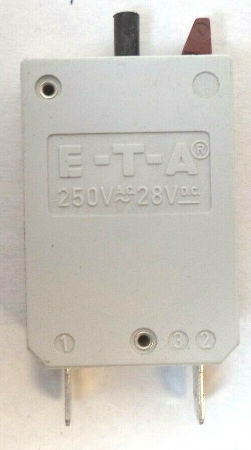 E-T-A 30A 250VAC/28VDC Circuit Breaker 127-P10-H-KF-30A