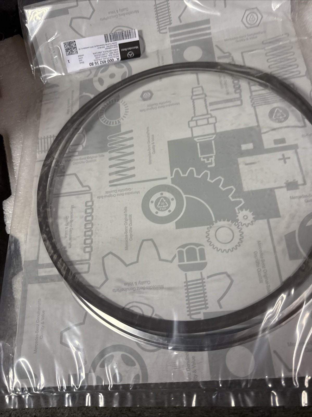NEW! DETROIT DIESEL 2 Count GASKET | 12-1/2″ O.D. | OEM A0004921680