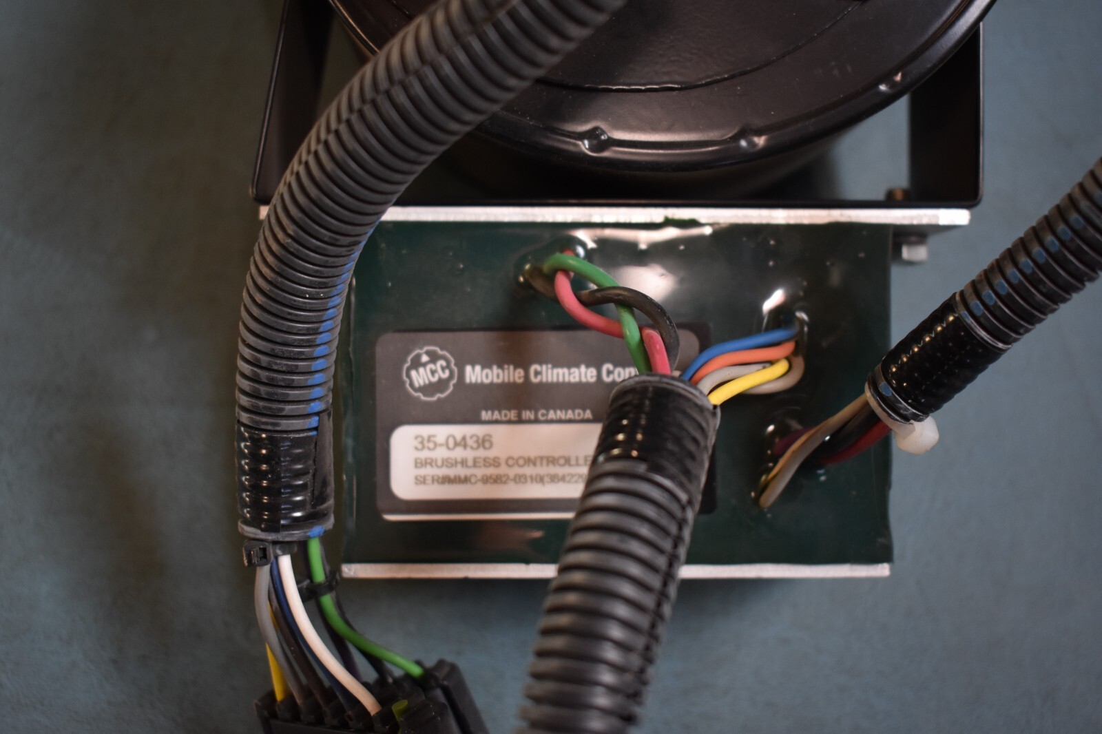 Mobile Climate Control MCC 24V Under Seat Blower Assembly 35-0436 25-1348 150620