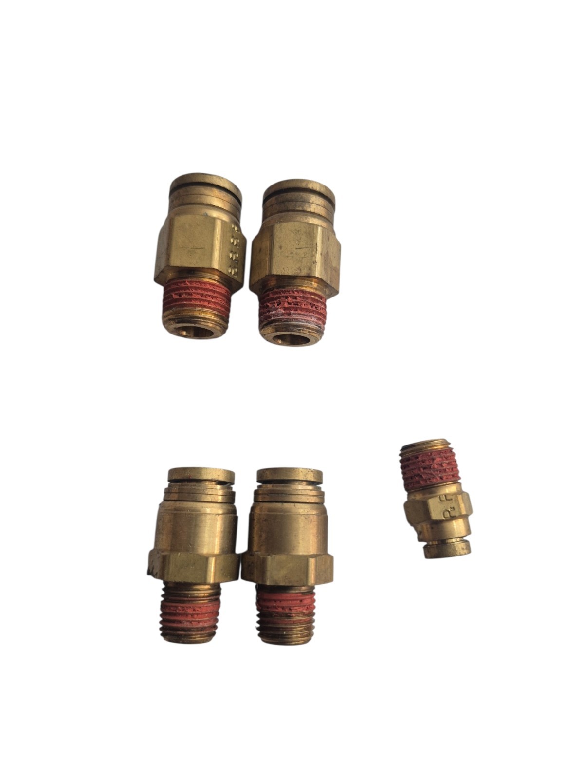 Quick Connect DOT Fittings 1/4,3/8/1/2 OD, 1/2 & 1/4 THREAD