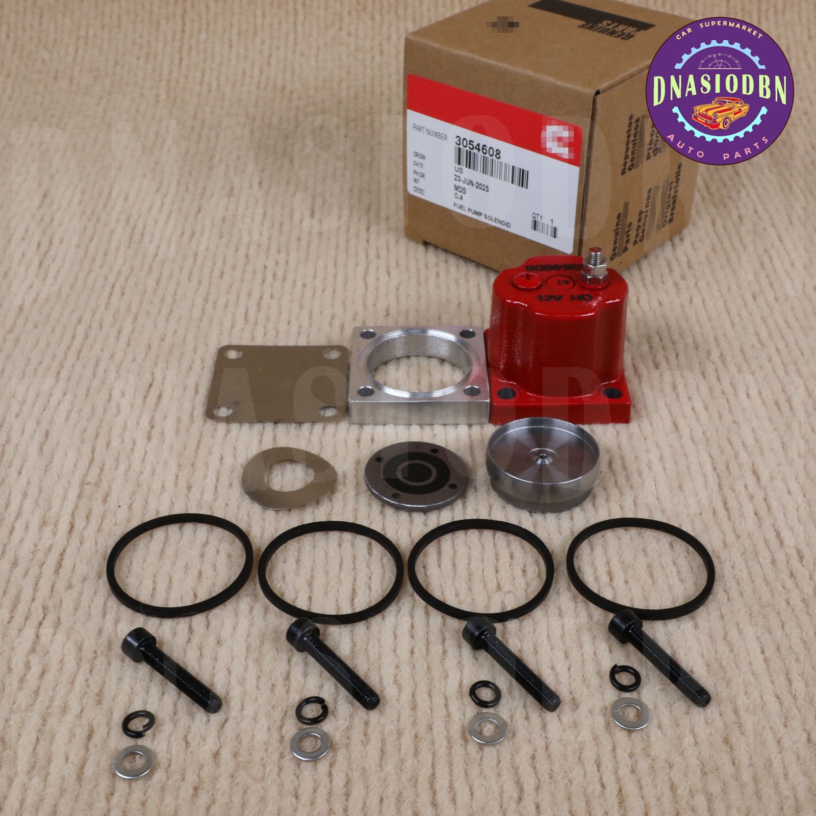 NEW OEM Fuel Shutoff Valve Set for Cummins N14 180204 209940 3054608 Solenoid US