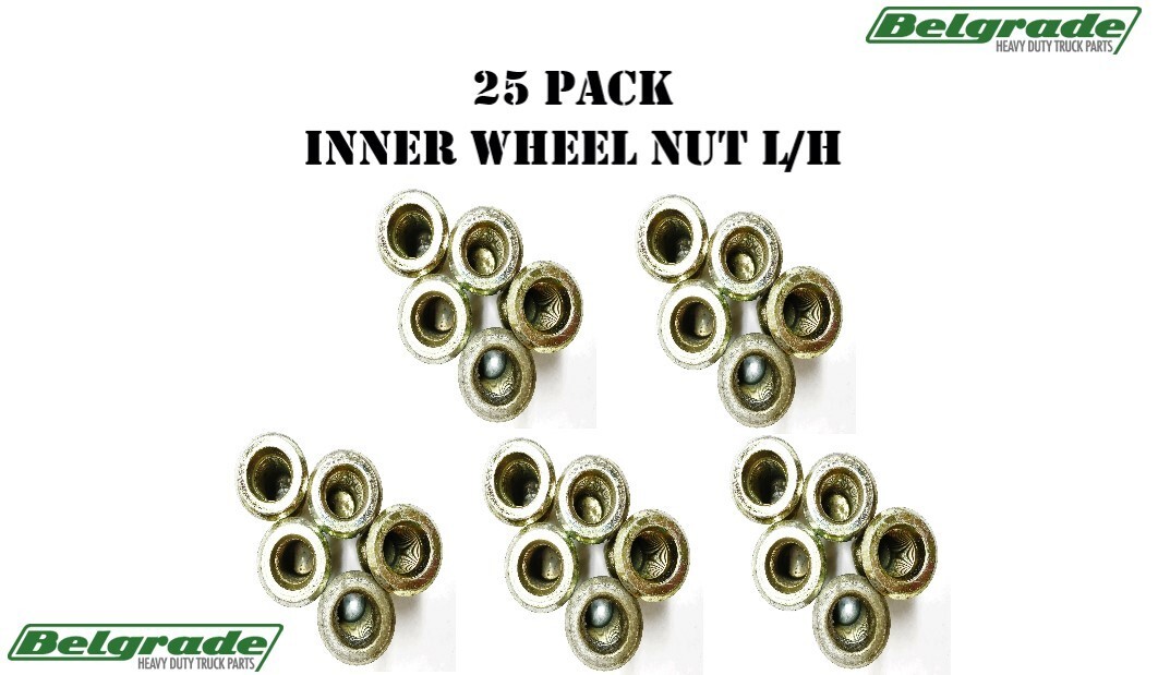 201.1001L L/H Inner Cap Nut Replaces E7895L, R007895L, 10709 (Pack of 25)