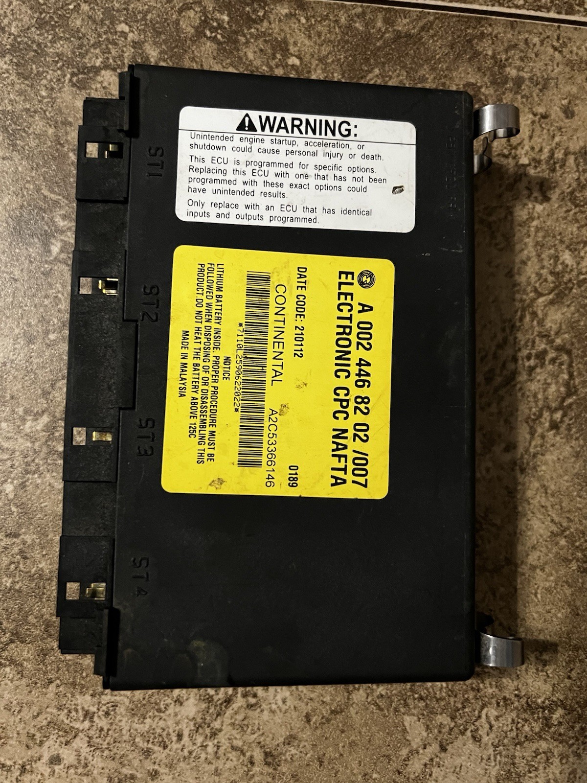 Freightliner Electronic CPC NAFTA A 002 446 82 02 / 007 Continental A2C53366146