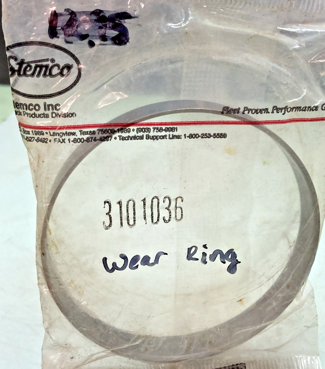 New Genuine Stemco 3101036 Wear Ring