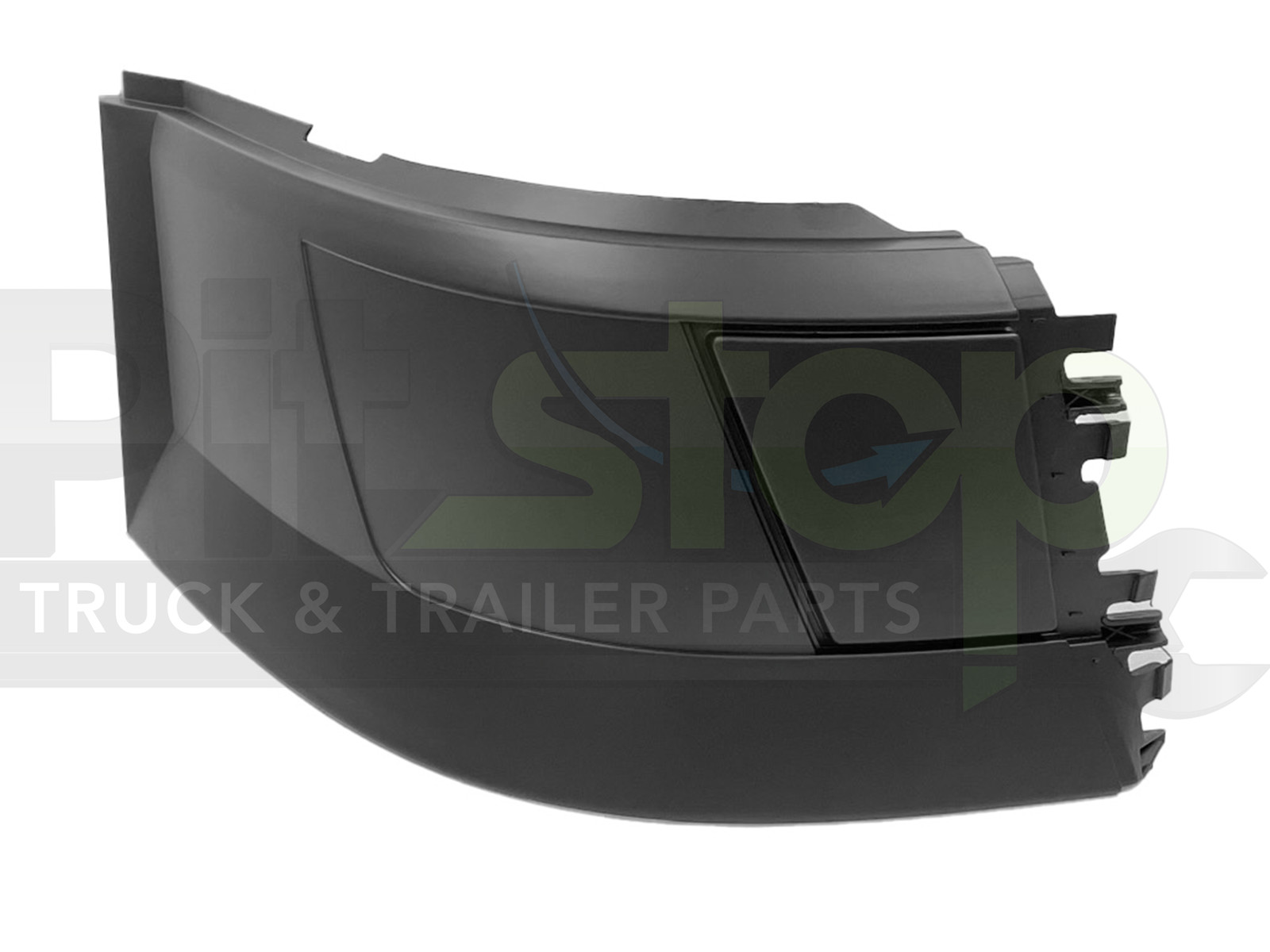 Volvo VNL Truck 04-15 Bumper Corner WITHOUT NO Fog Light Hole Right Passenger