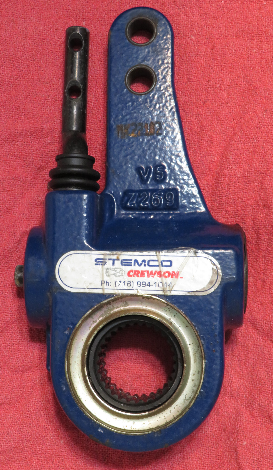 Crewson MK22102S Automatic Slack Adjuster- 1.5″-28 Spline, 5.5/6.5″ Arm 5/8″ Cle