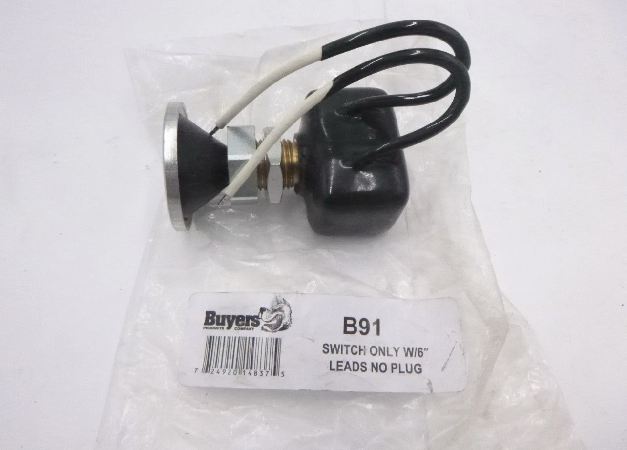 Buyers Products Indicator Switch Only B91 w/6″ Leads No Plug
