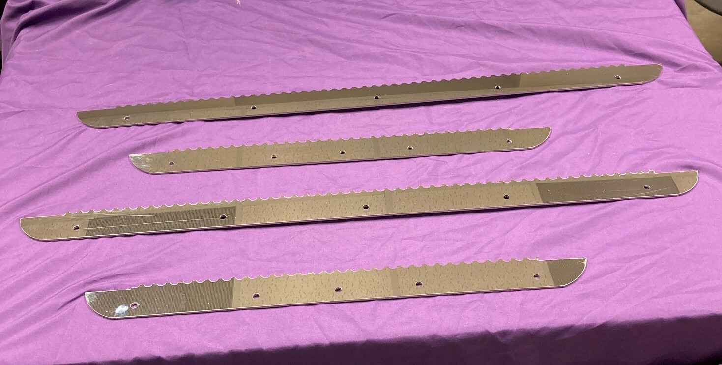Peterbilt 362 Stainless Steel Step Grip Set of 4