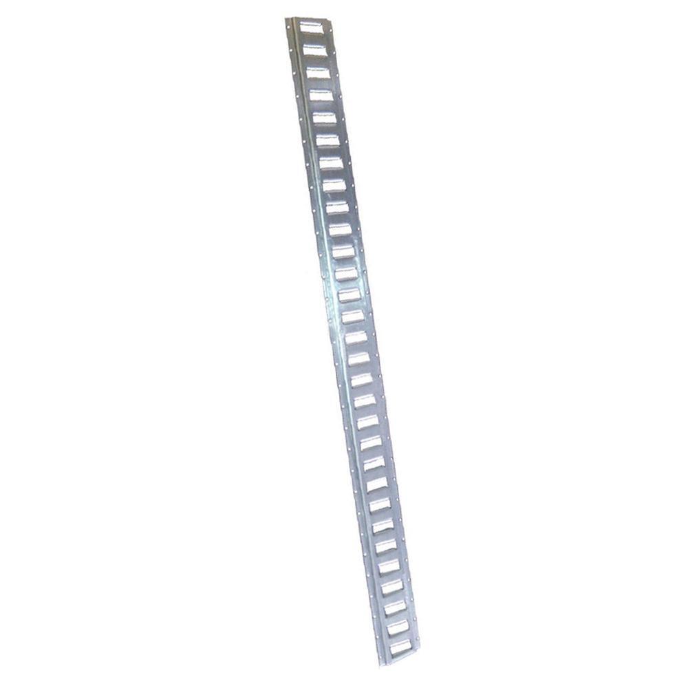 E-Track Tie-Down Kit 4 Galvanized 8′ Horizontal E Track Rails 8 End Caps