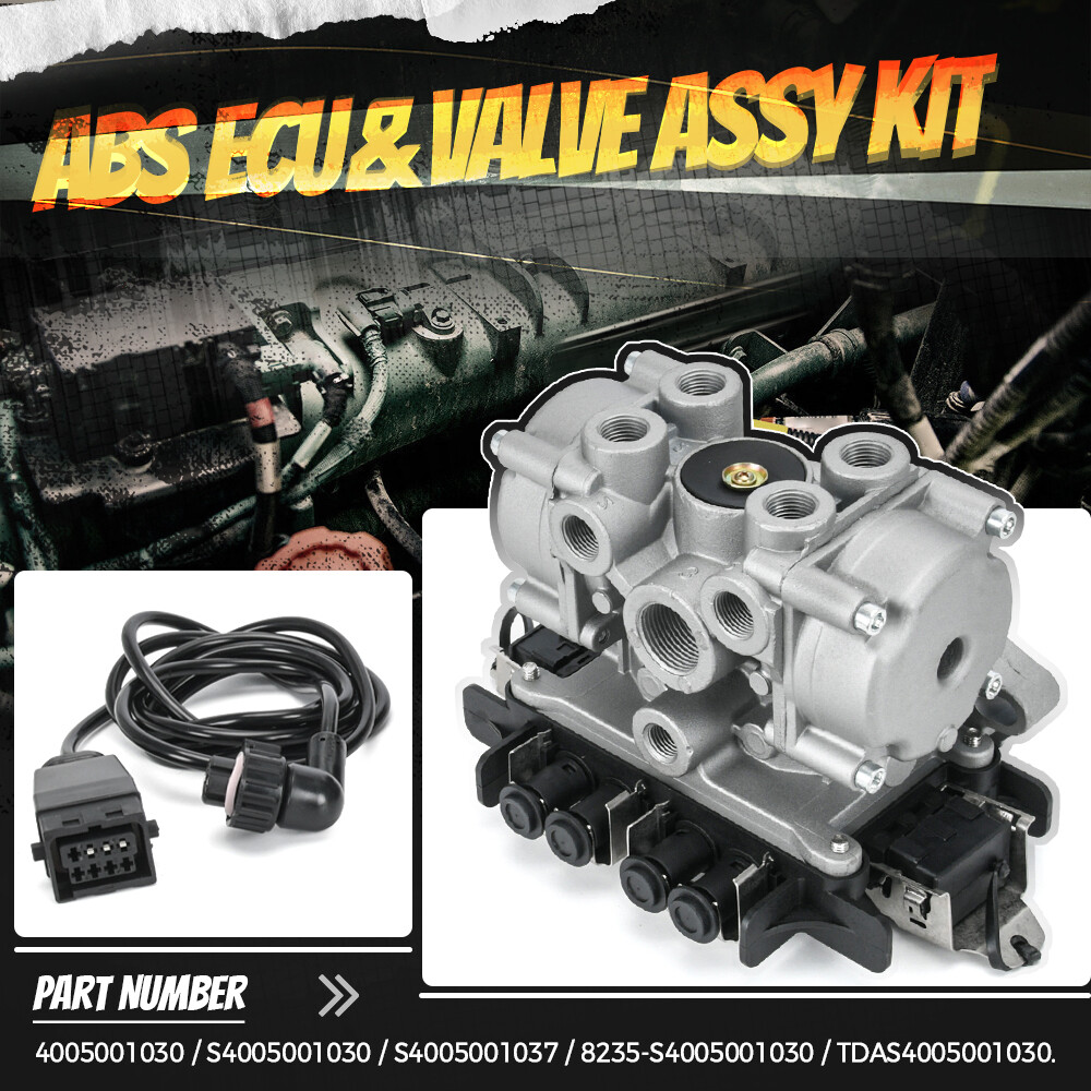 ABS ECU/Valve Assy TCS 2 Trailer 4S/2M Metric Thread For Meritor S4005001037