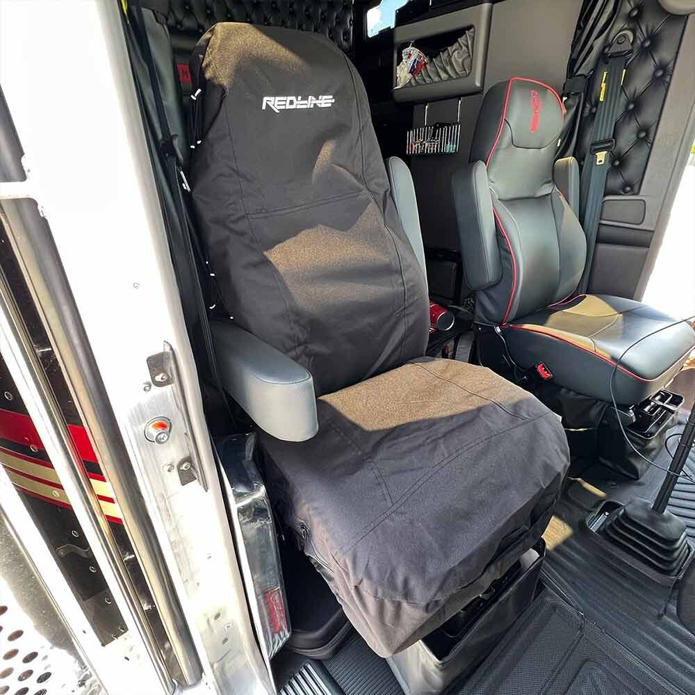 Semi-Truck 1-Piece Universal Rugged Canvas Seat Cover by Redline